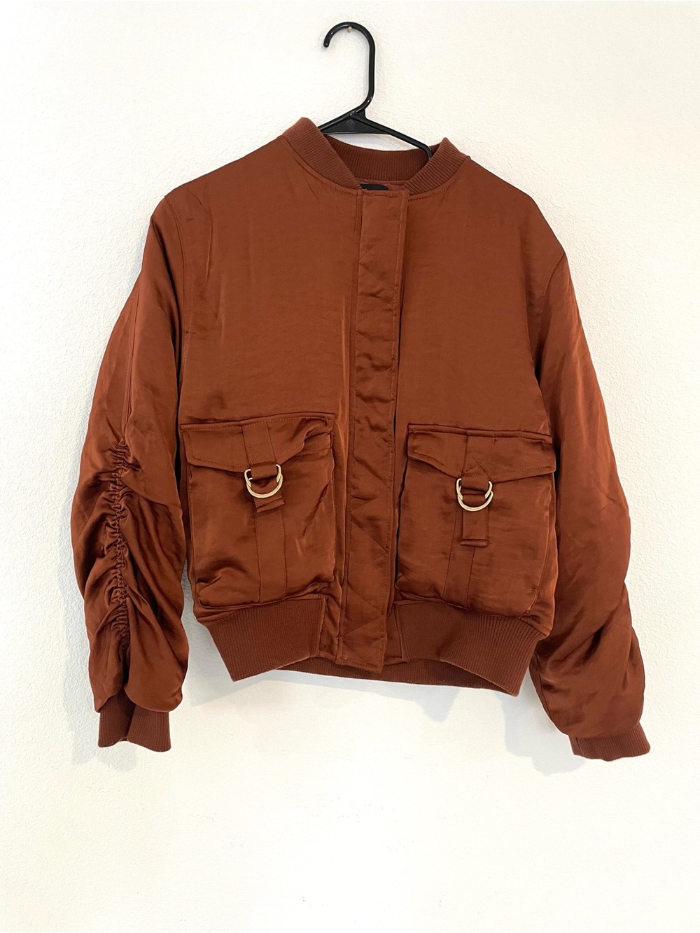 House of Harlow 1960 Rust Bomber Jacket NWOT